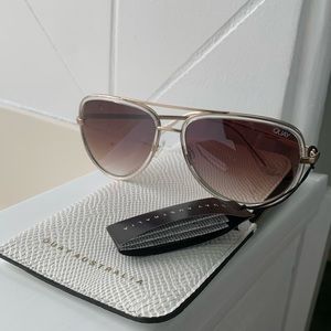 Quay Australia All In Aviator Sunglasses
